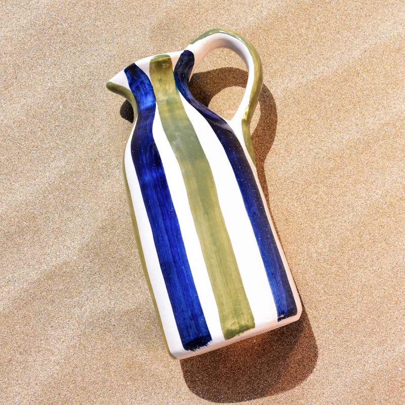 Pichet | Bleu & Vert Linhas