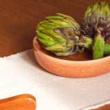 Plat de service rond | Terracotta sienna