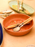 Plat de service rond | Terracotta sienna