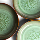 Plat de service rond | Vert rivage