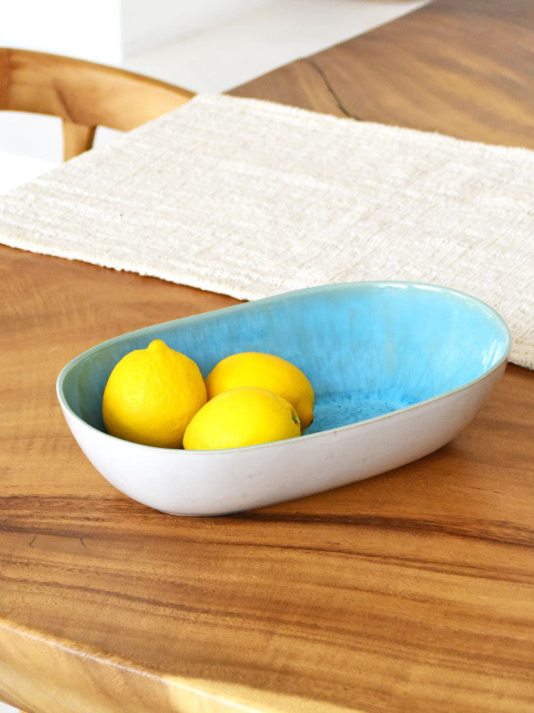 Plat de service XL | Bleu água