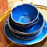 Service pour 2 Onda | Bleu abyssal