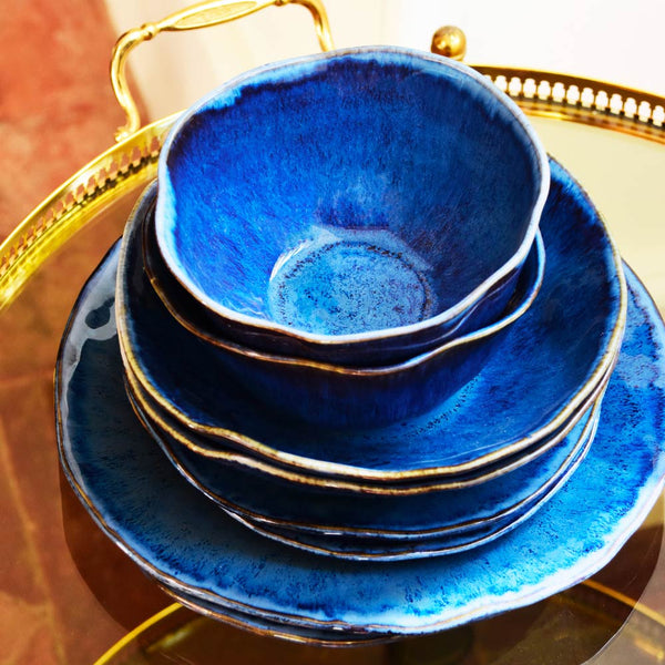 Service pour 2 Onda | Bleu abyssal