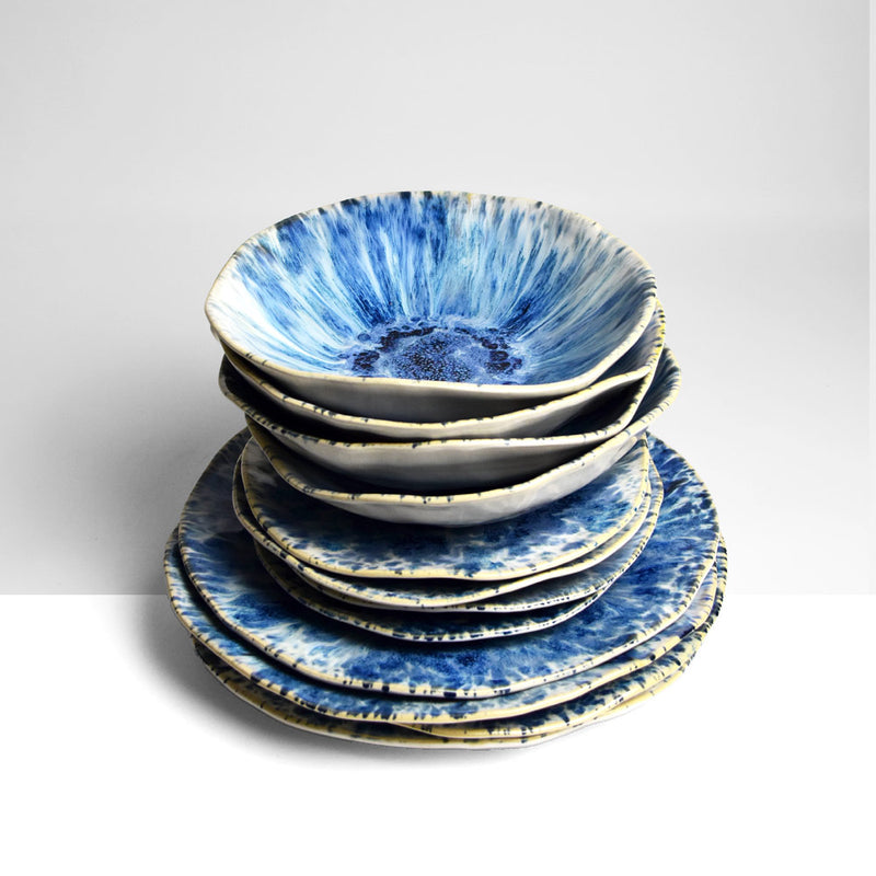 Service pour 4 Onda | Bleu écume