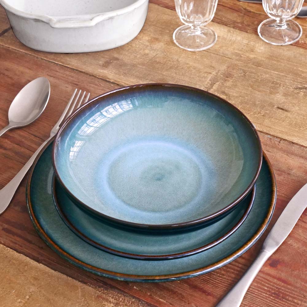 6 Dessous De Verre Motif « Saule Bleu » – Dos Liège, Résistants à La Chaleur, Portmeirion