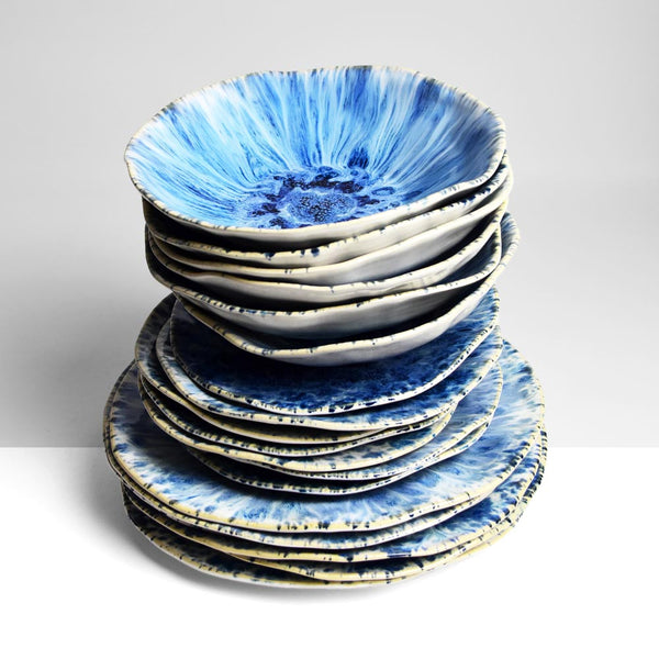 Service pour 6 Onda | Bleu écume