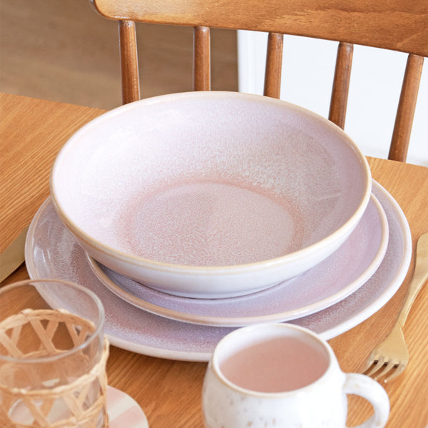 Assiette creuse | Rose pastel