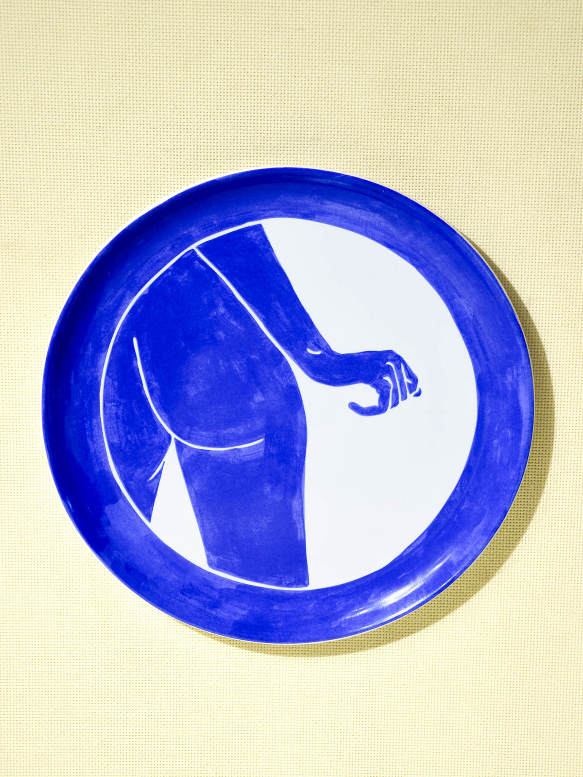 Assiette Nus Bleus | La touche