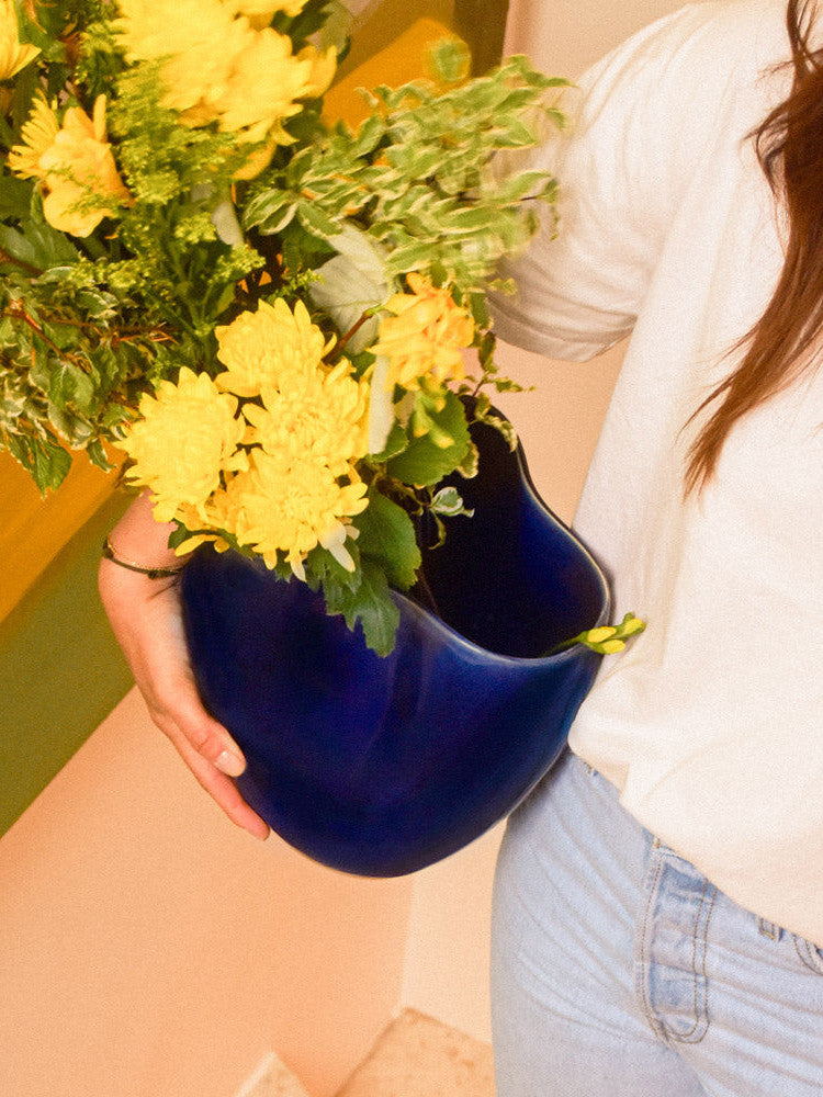 Vase Amplo | Bleu odyssée
