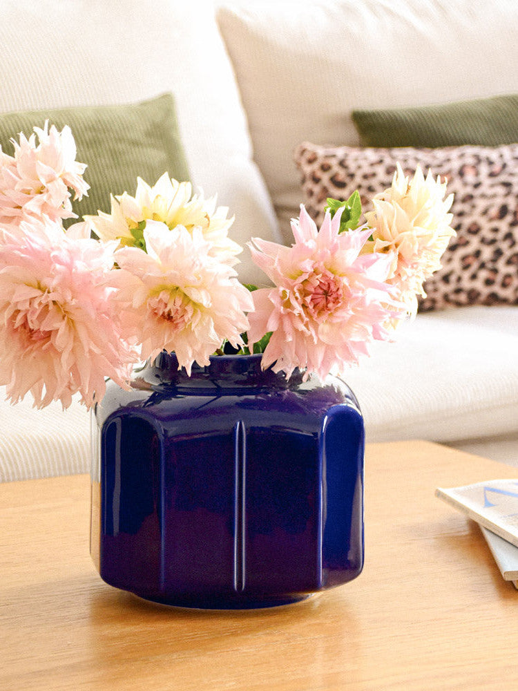 Vase Baixo | Indigo