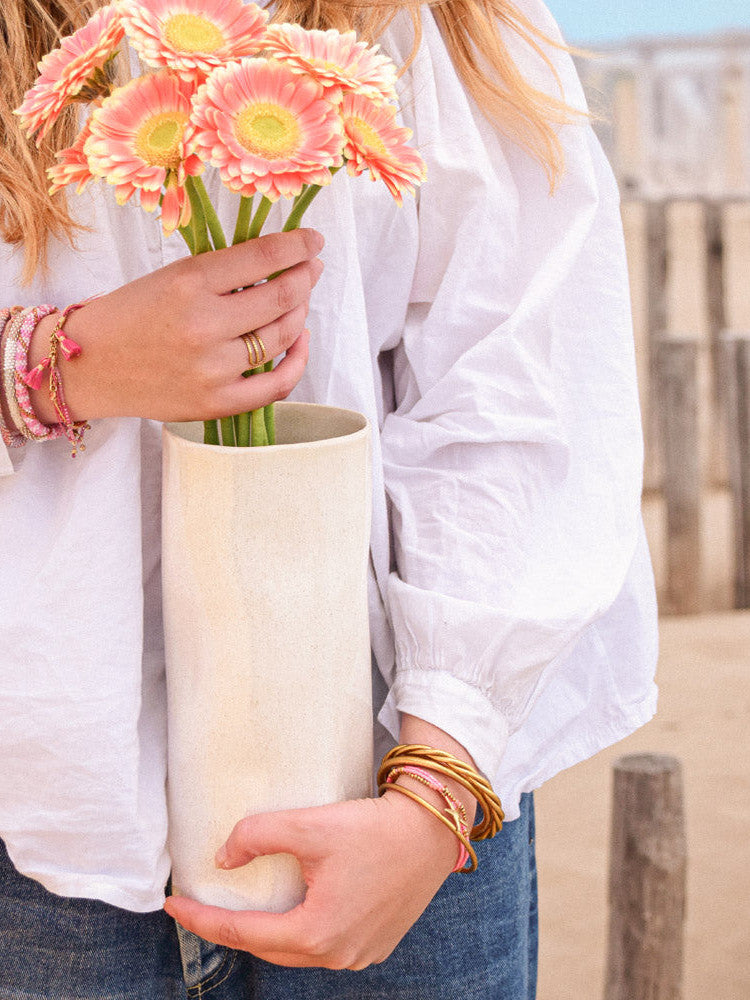 Vase Onda | Beige sable