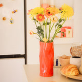 Vase Onda | Orange corail