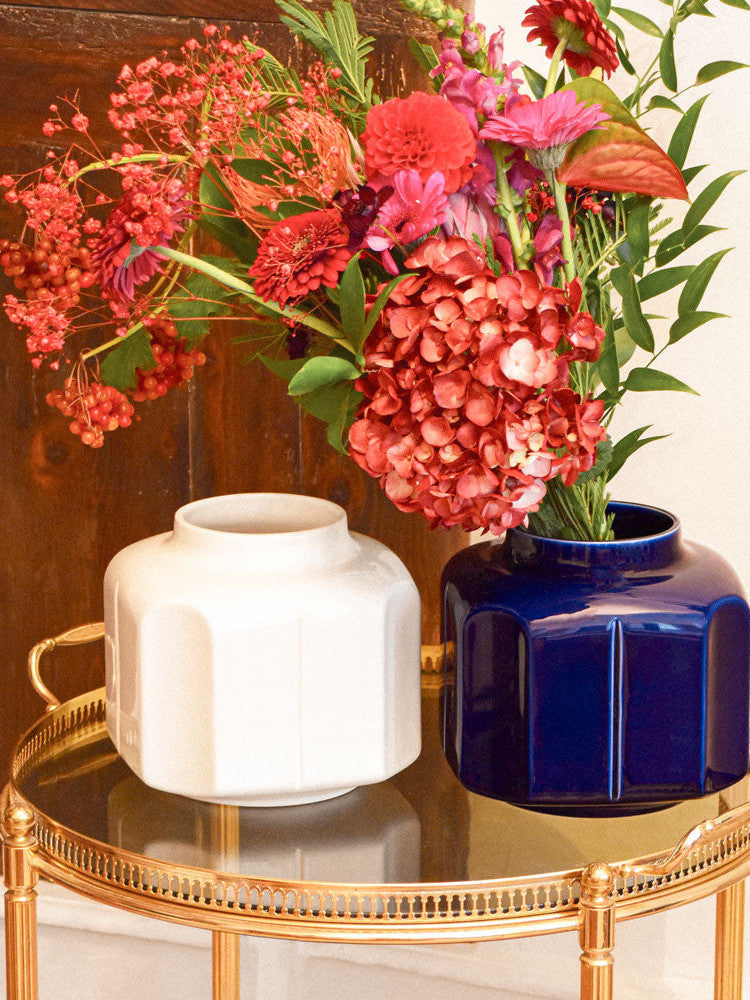 Vase Baixo | Indigo