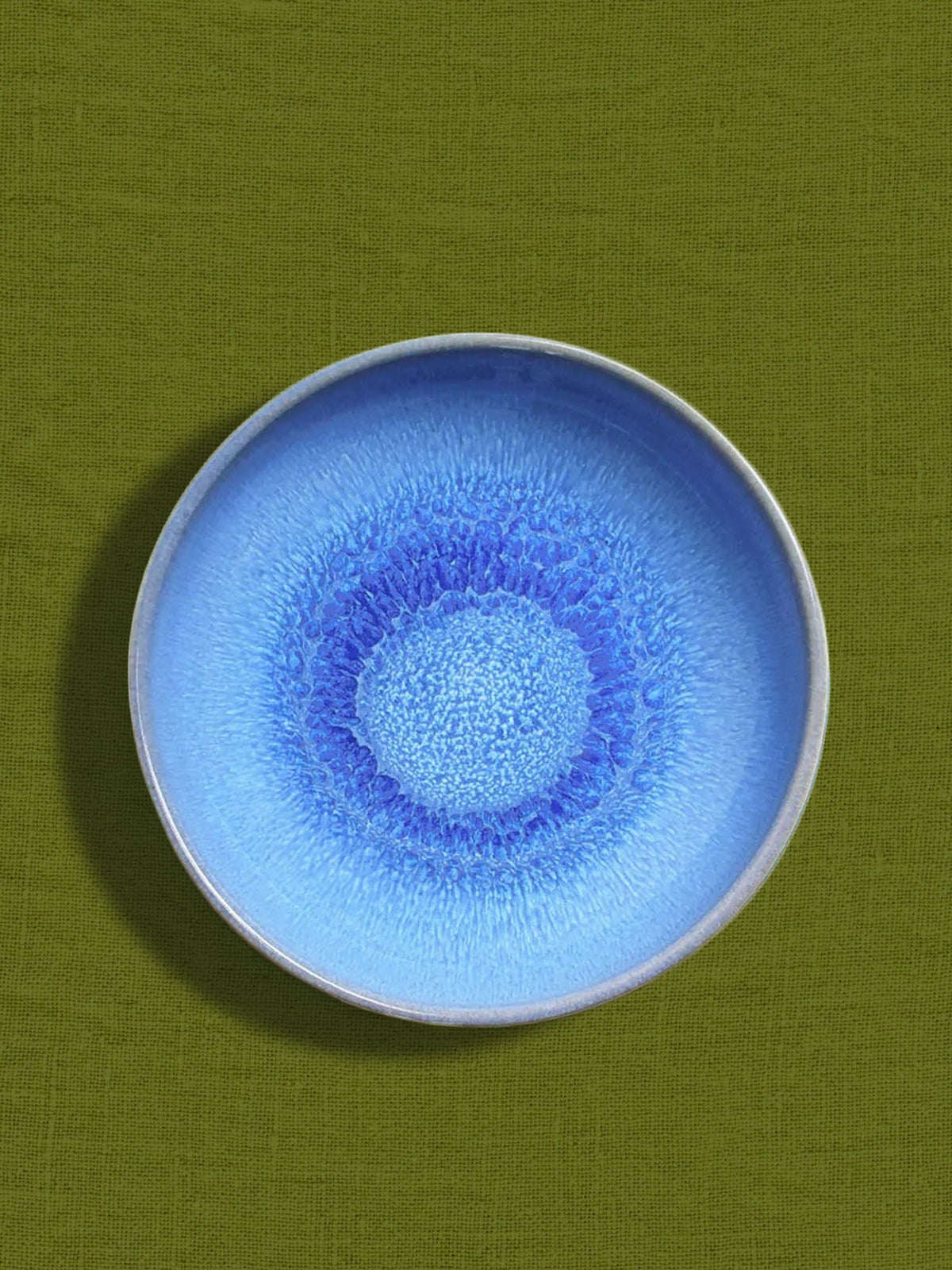 Assiette creuse | Bleu minéral