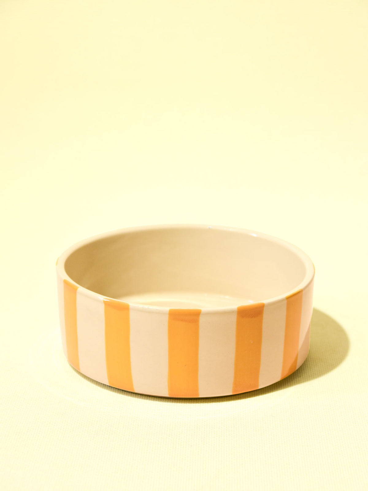Assiette creuse | Jaune Linhas
