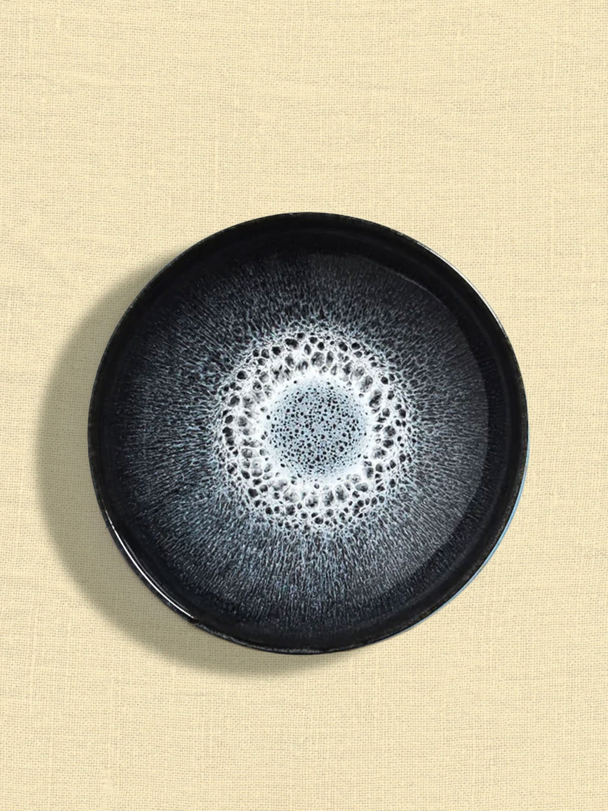 Assiette creuse | Noir écume