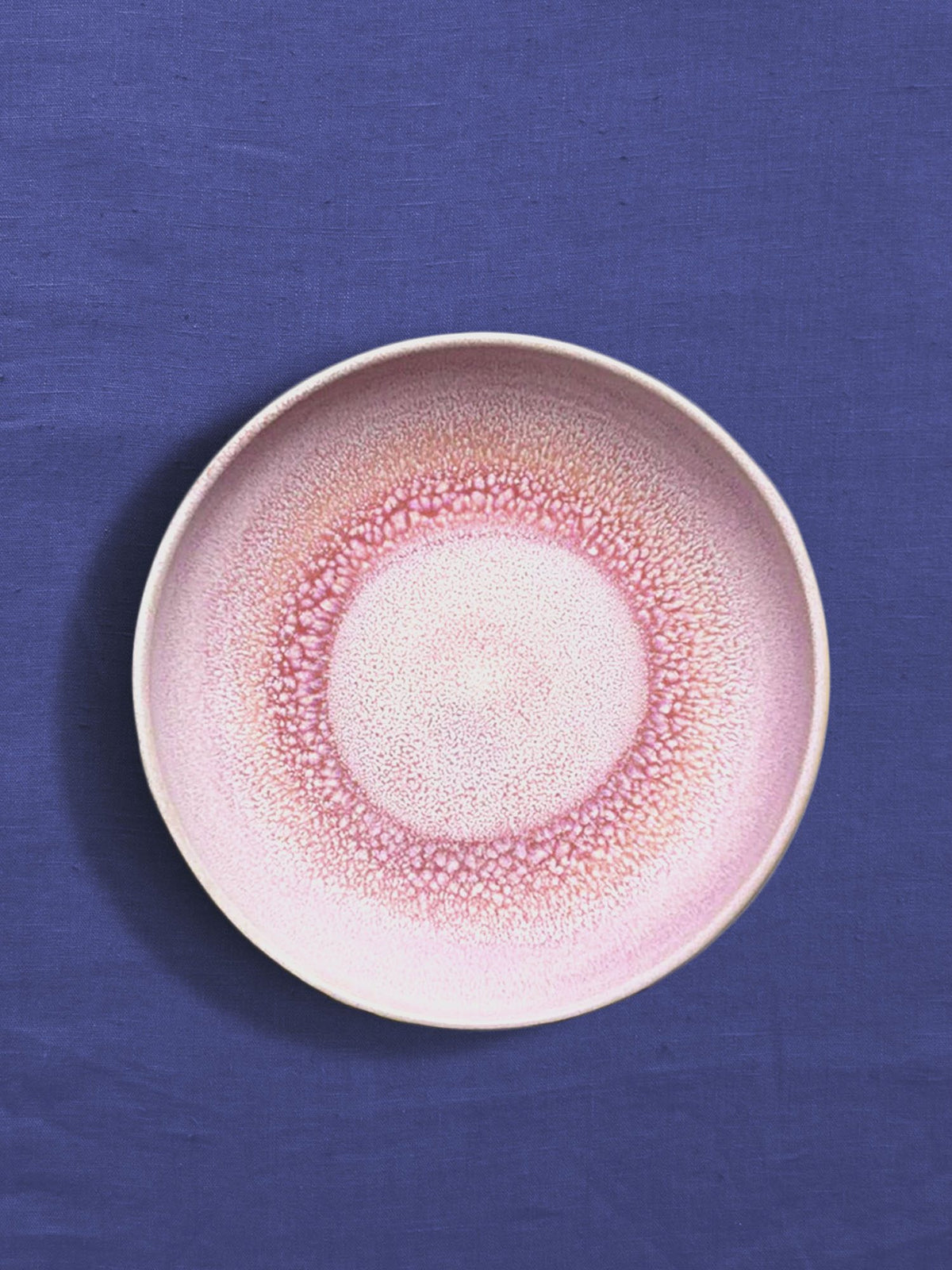 Assiette creuse | Rose minéral