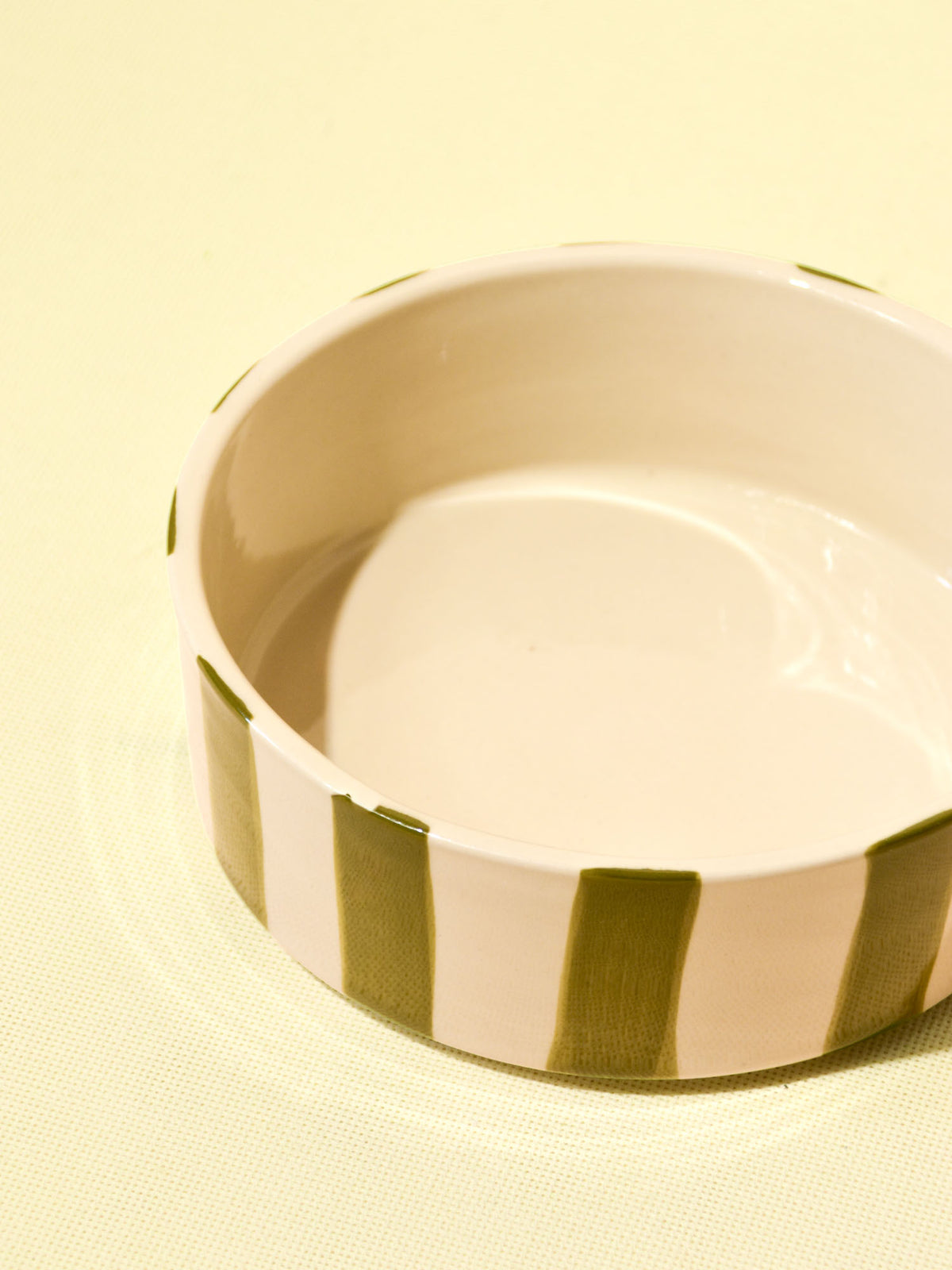 Assiette creuse | Vert Linhas