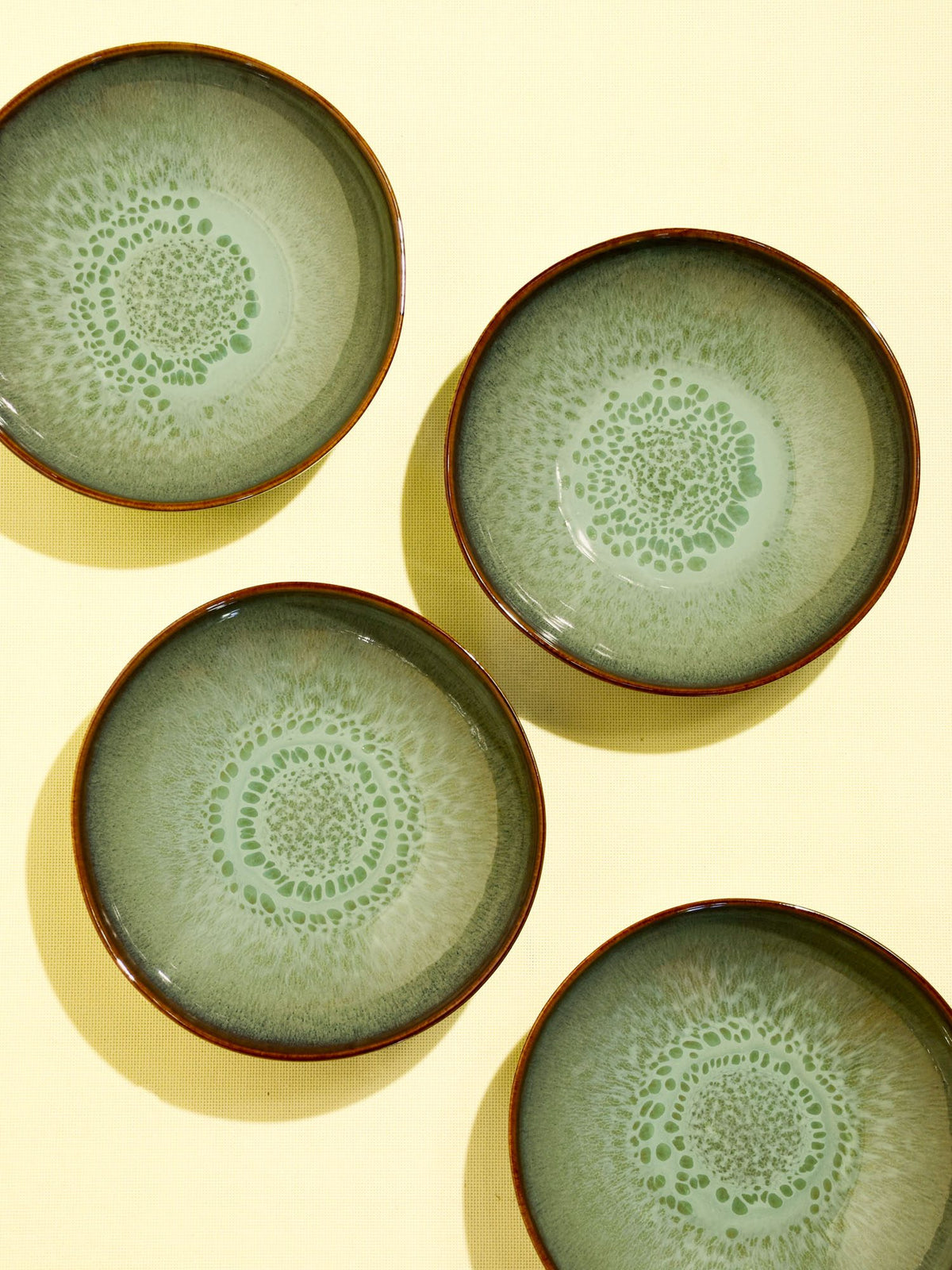 Assiette creuse | Vert rivage