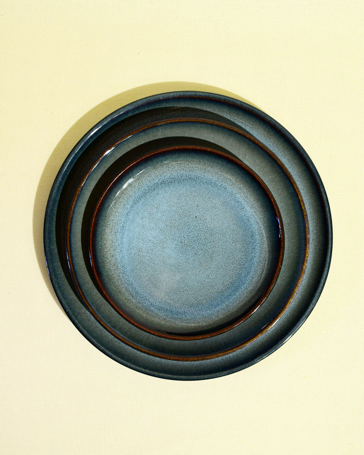 Assiette de présentation | Bleu brume