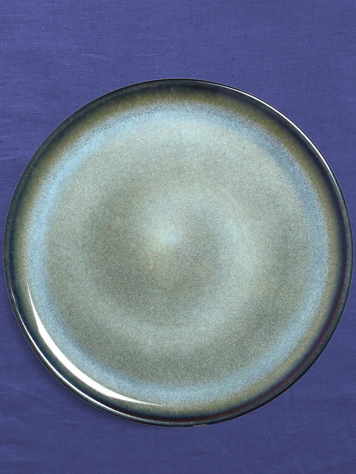 Assiette de présentation | Bleu brume