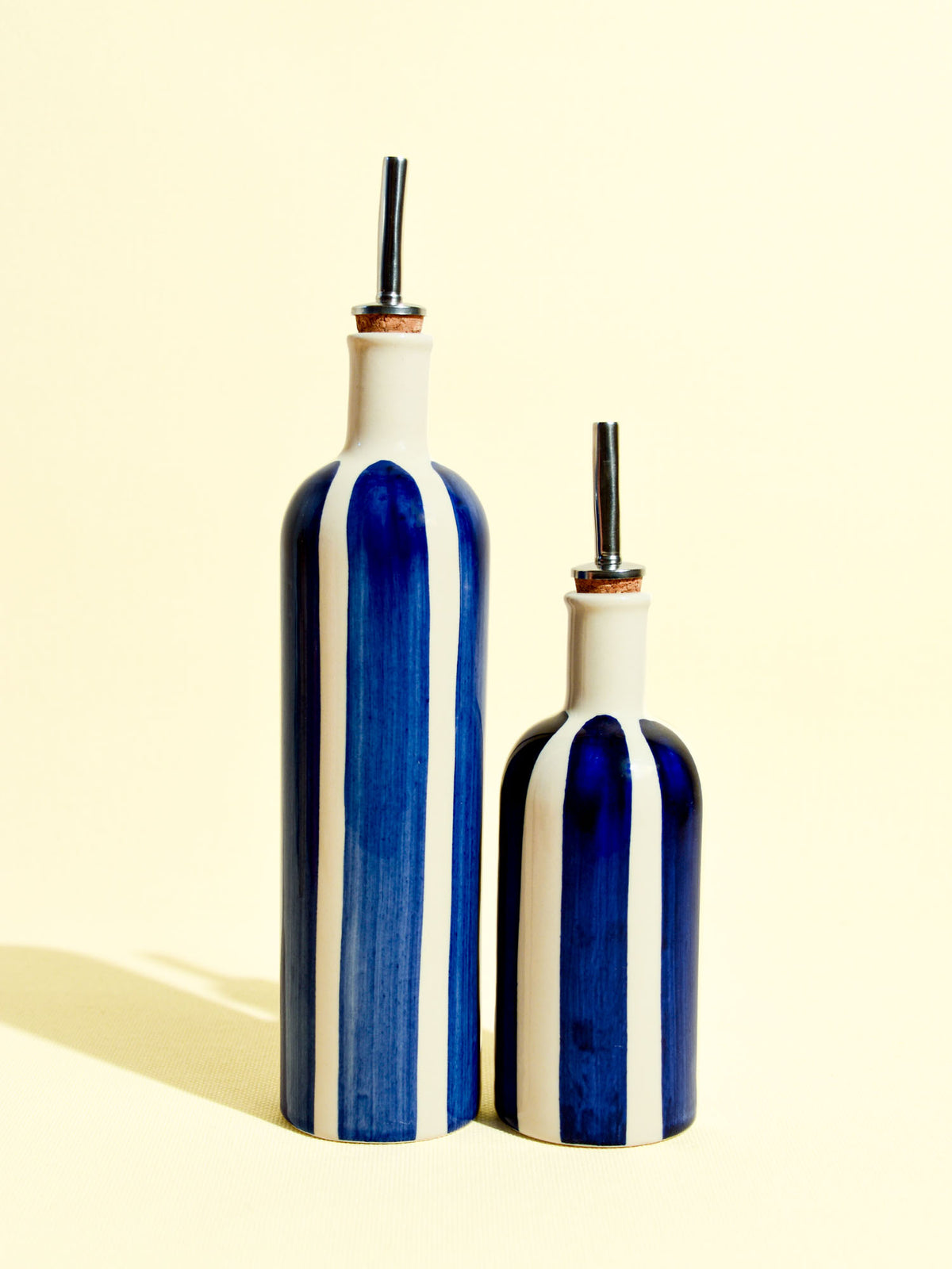 Petite bouteille d’huile | Bleu Linhas
