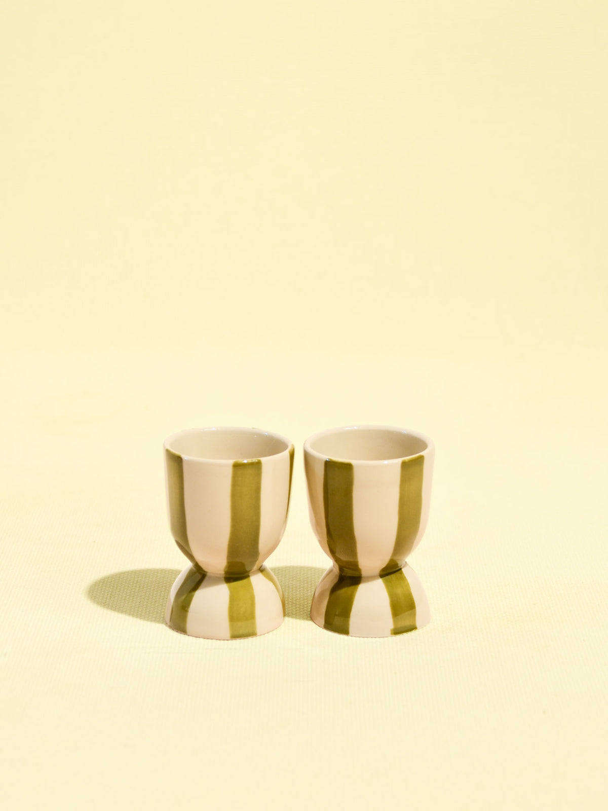 Set de 2 coquetiers | Vert Linhas