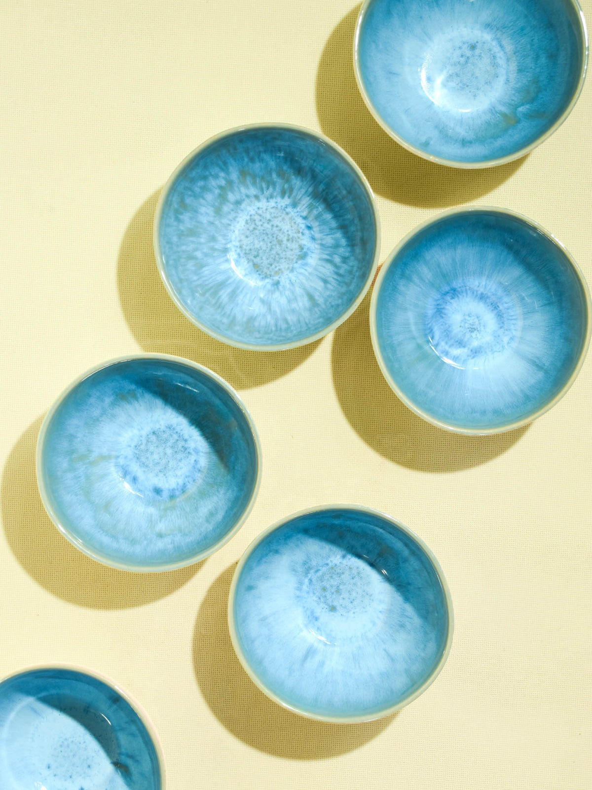 Grand bol rond | Bleu água