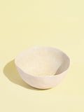 Grand bol Onda en céramique émail beige sable Céladon, vue de face
