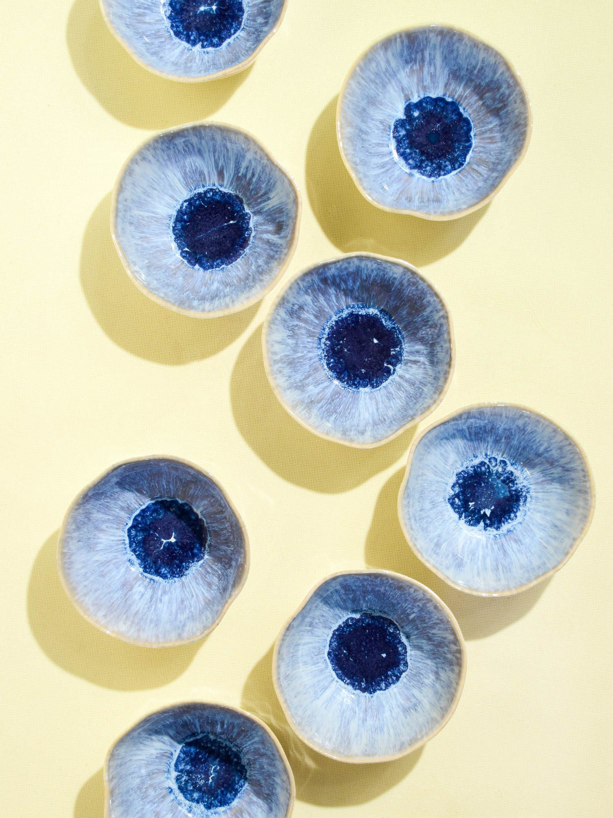 Grand bol Onda | Cobalt écume