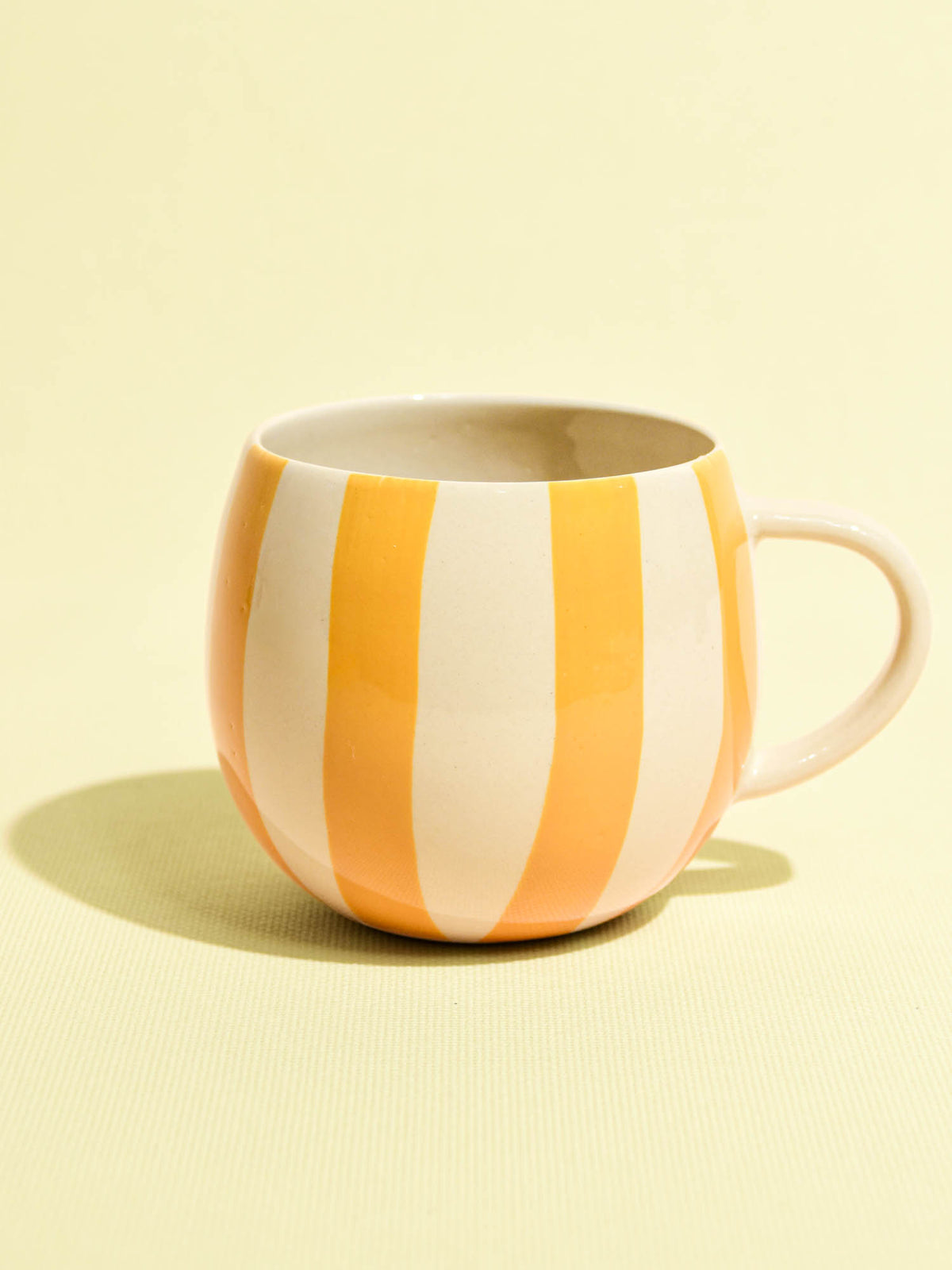 Grand Mug | Jaune Linhas