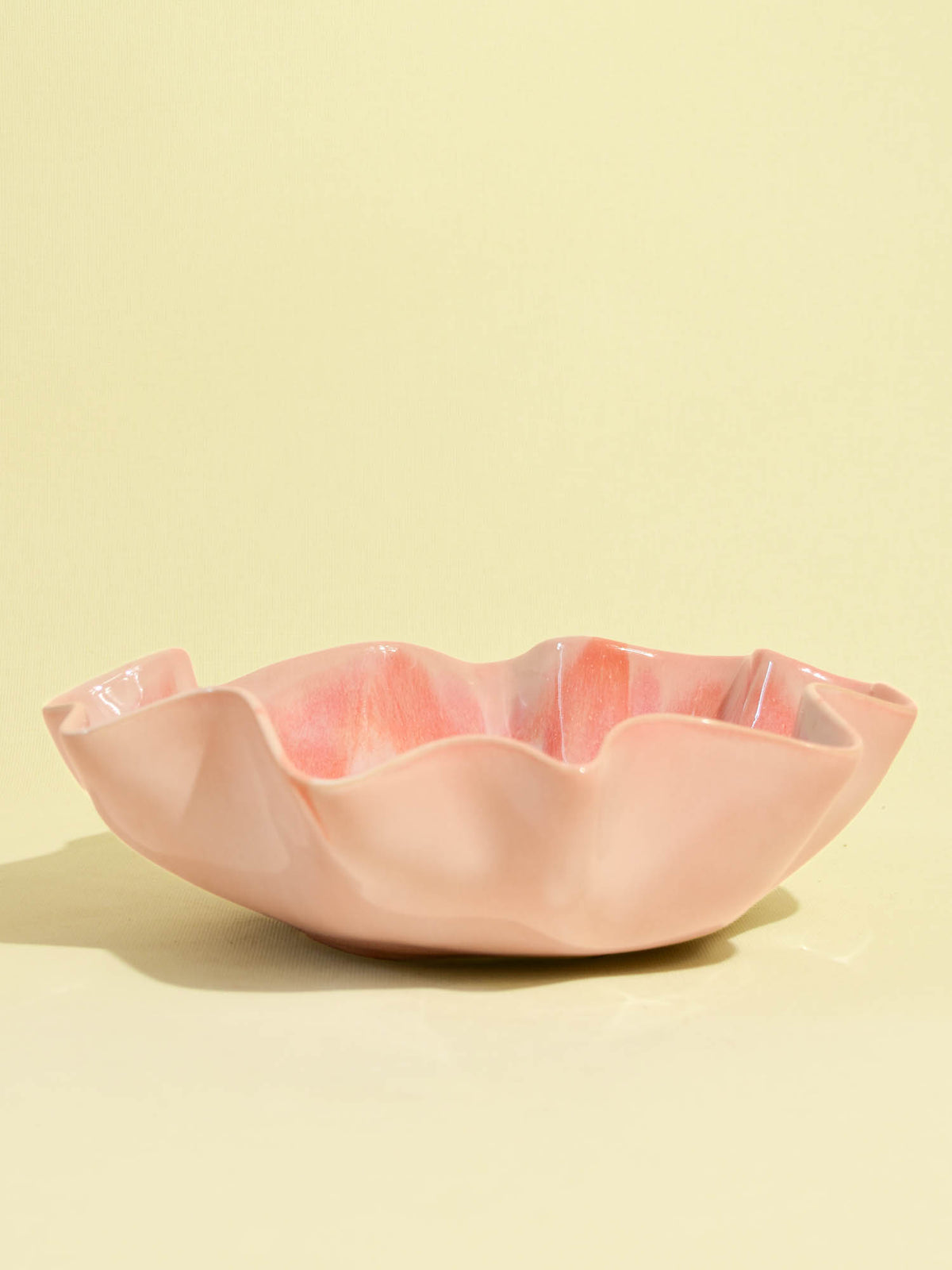 Saladier XL Onda | Rose anémone