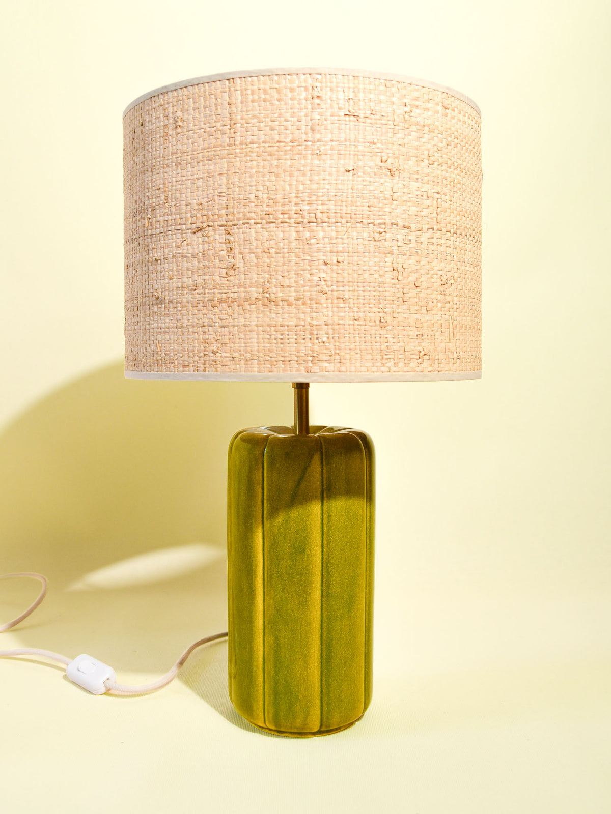 Lampe Luzia | Pistache & Raphia