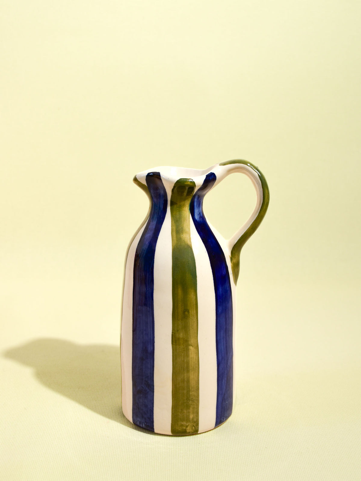 Petit pichet | Bleu & Vert Linhas