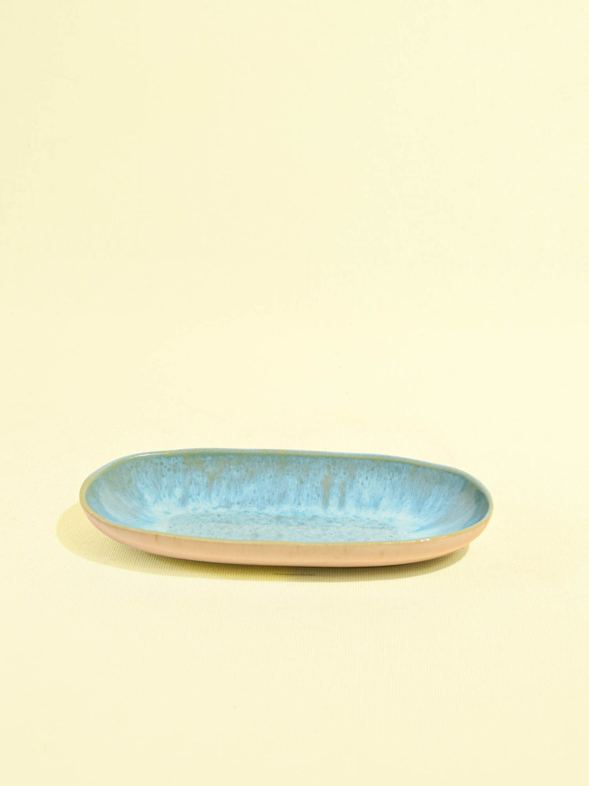 Plat de service M | Bleu água