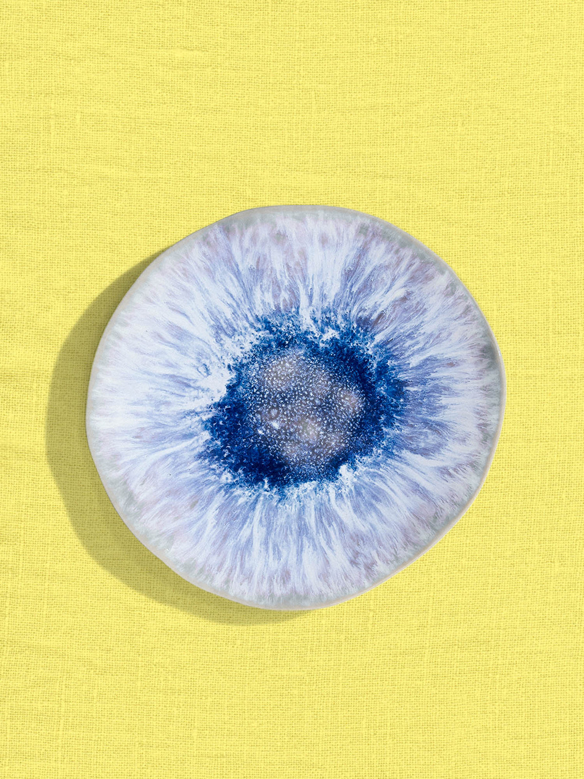 Petite assiette Onda | Cobalt écume