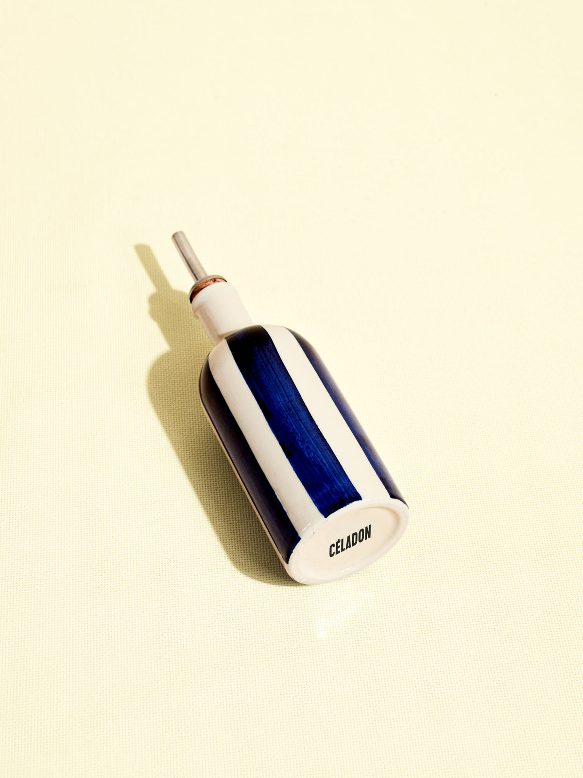 Petite bouteille d’huile | Bleu Linhas