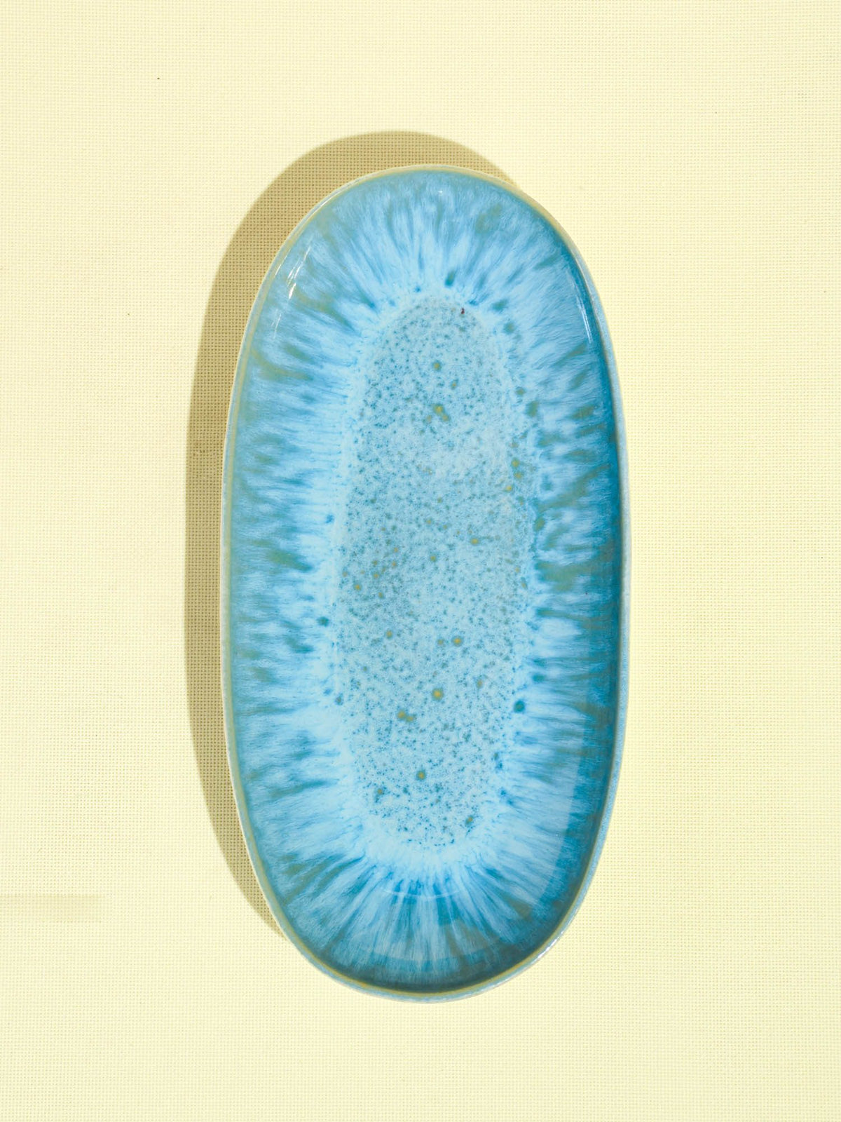Plat de service L | Bleu água