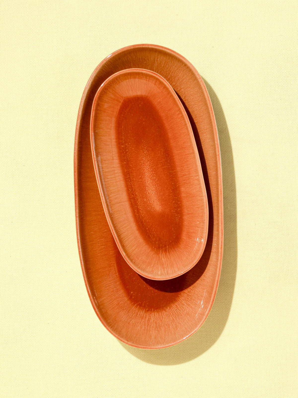 Plat de service M | Terracotta sienna