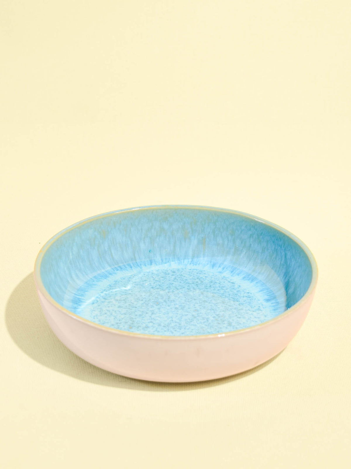 Plat de service rond | Bleu água
