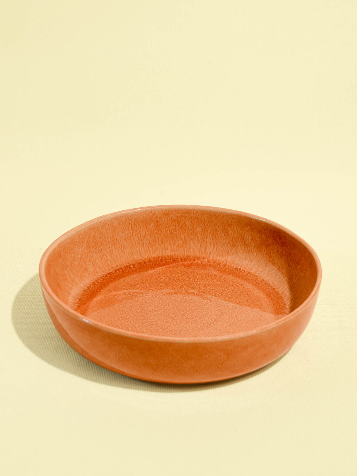 Plat de service rond | Terracotta sienna