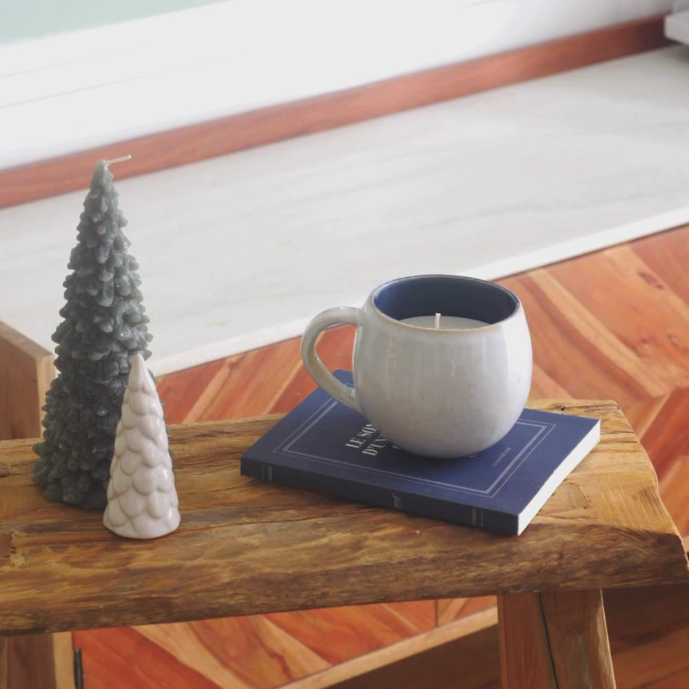 La bougie Mug | Bleu odyssée