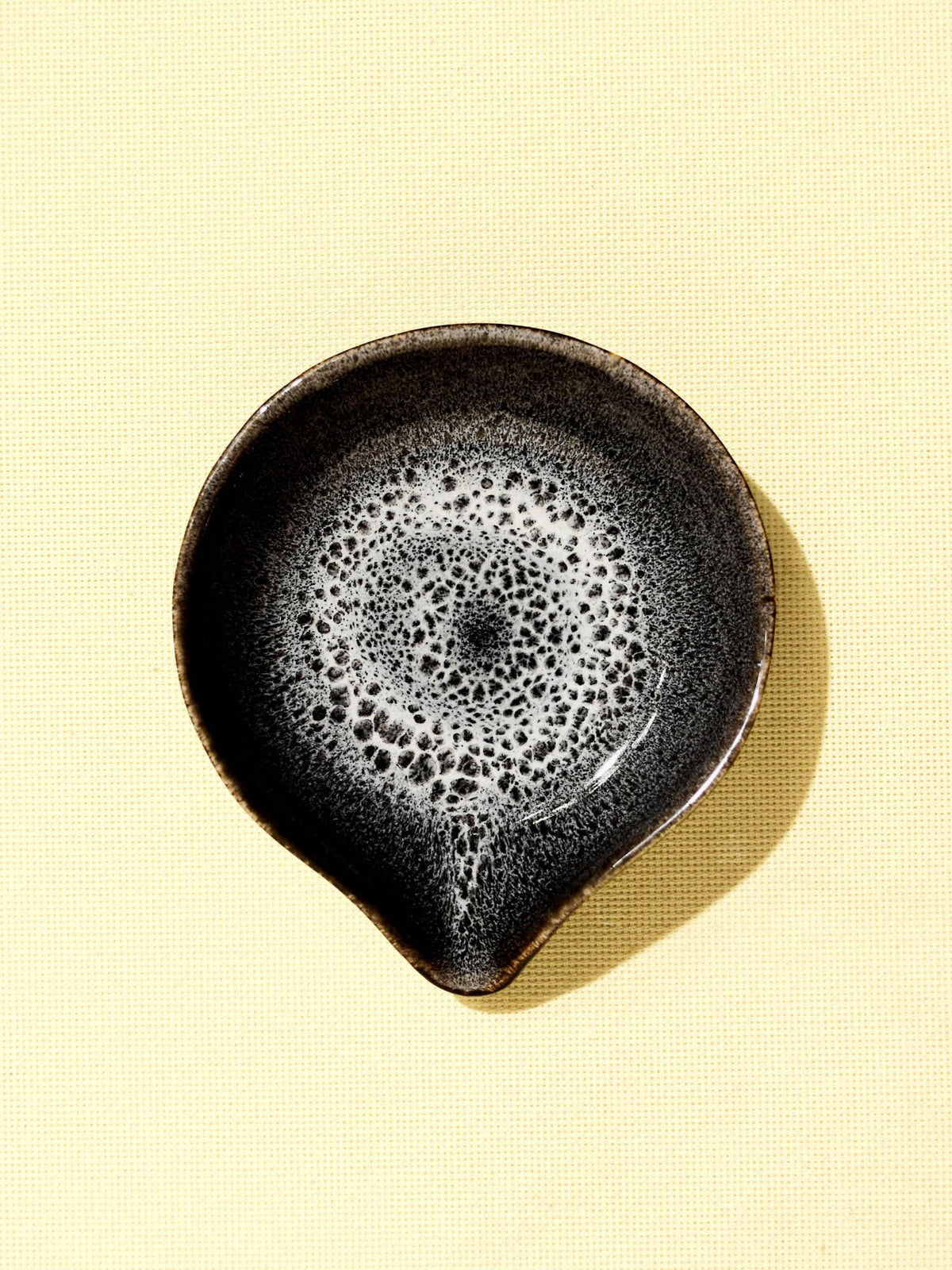 Repose cuillère | Noir écume