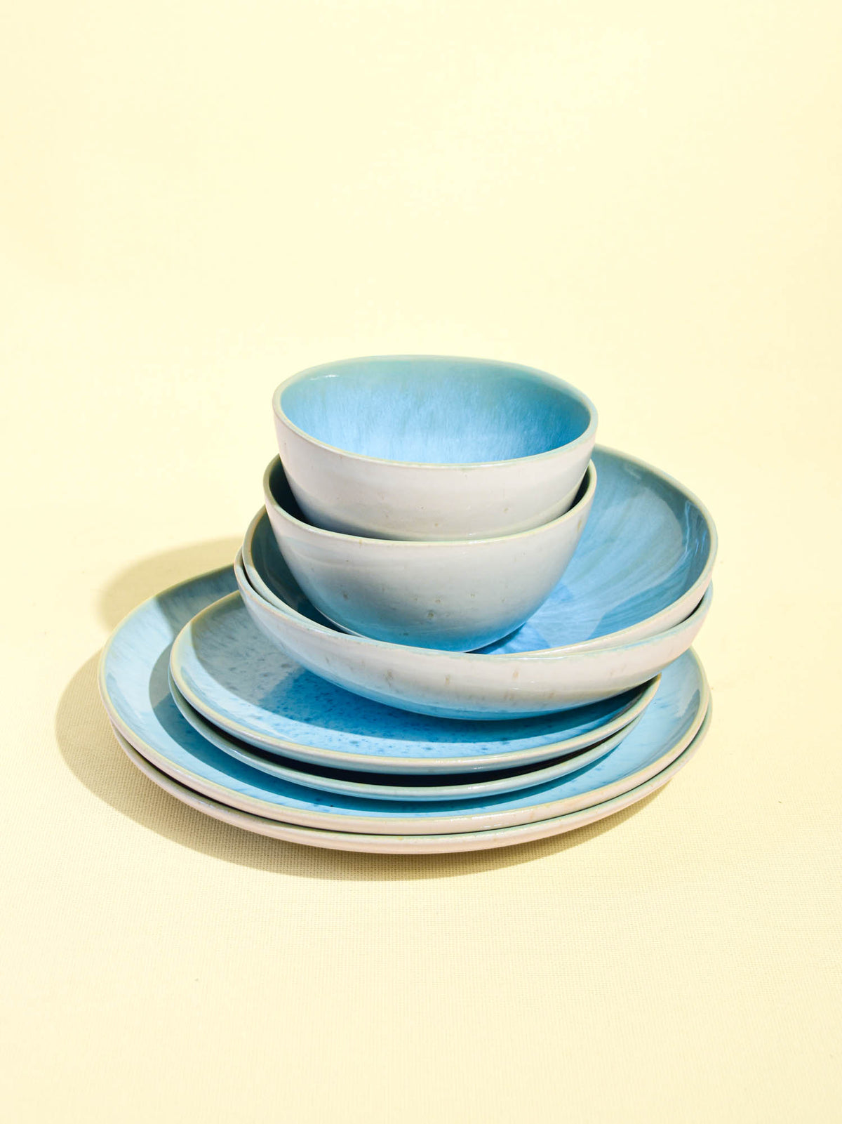 Service pour 2 | Bleu água