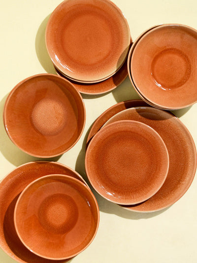 Service pour 6 | Terracotta sienna