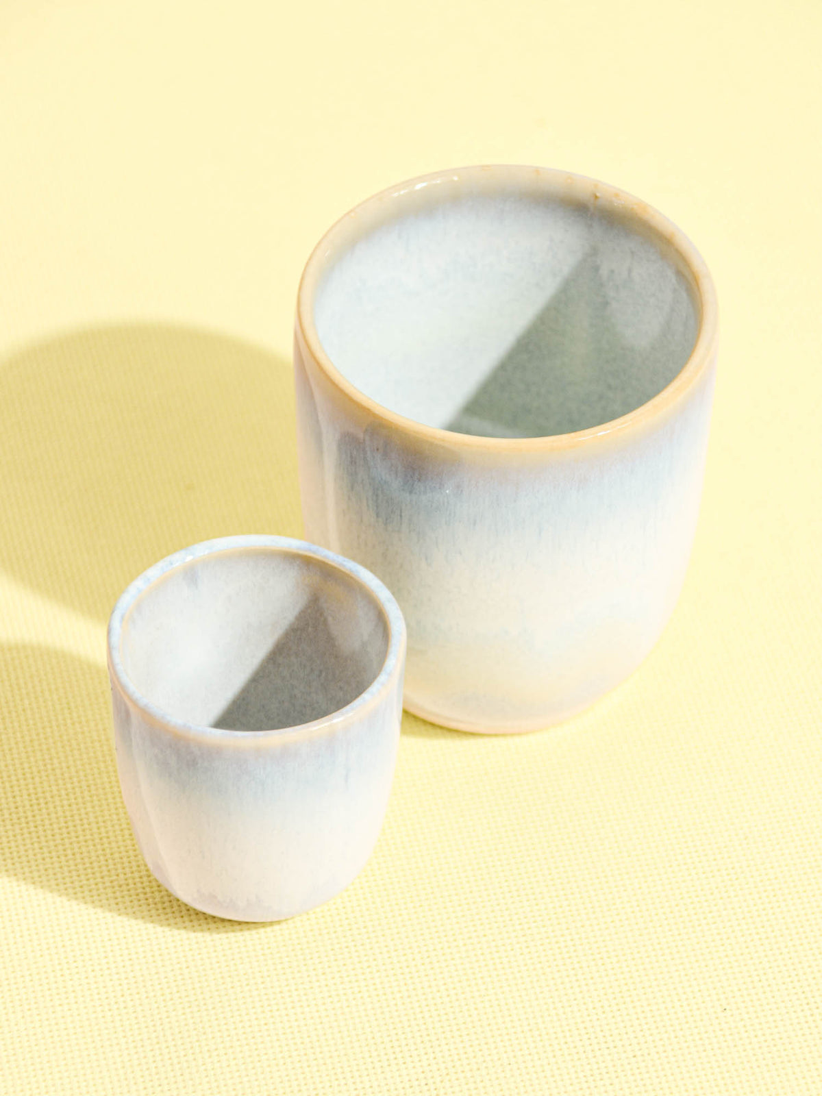 Tasse expresso | Blanc glacier