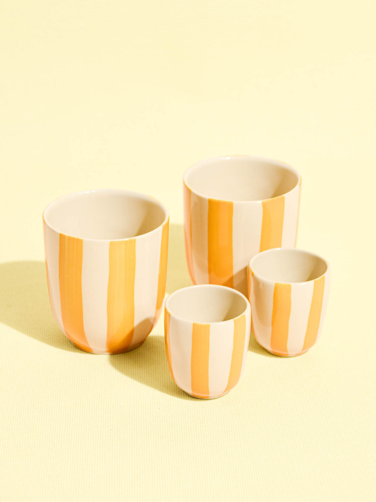 Tasse moyenne | Jaune Linhas