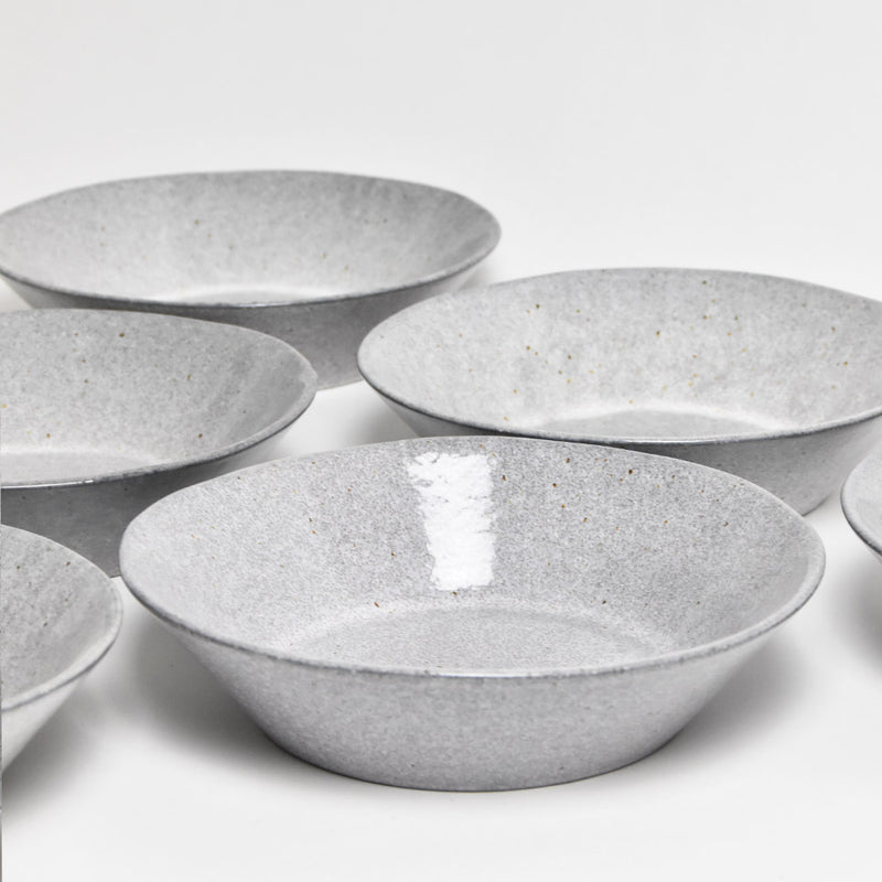 Assiette creuse | Gris éclatant