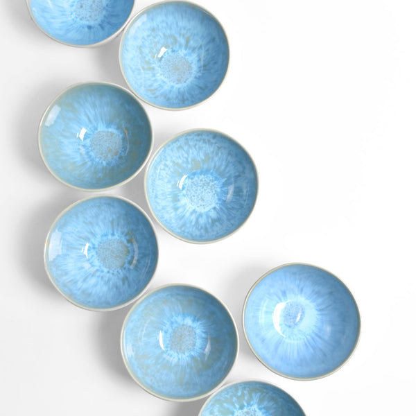 Grand bol rond | Bleu água