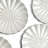 Petite assiette Fleur | Blanc grisé